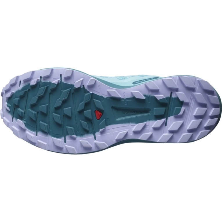 Turquoise Salomon Sense Ride 4 Women's Trail Running Shoes | IE KF2431